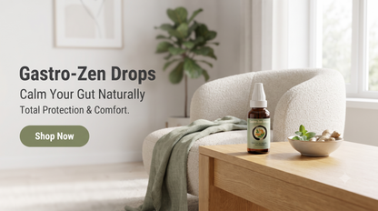 Gastro Zen Drops – تیزابیت، گیس اور بدہضمی کا قدرتی ہربل حل