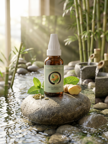 Gastro Zen Drops – تیزابیت، گیس اور بدہضمی کا قدرتی ہربل حل