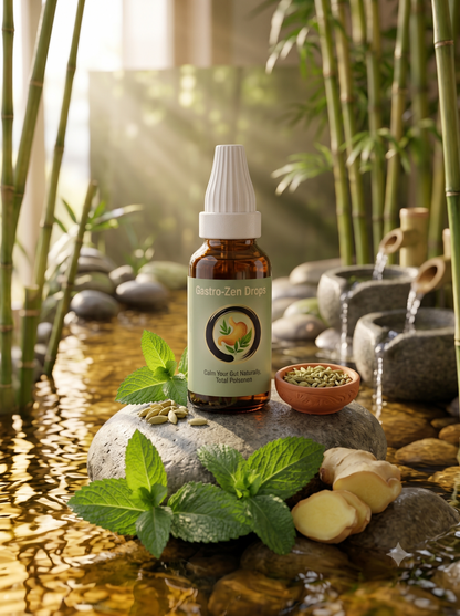 Gastro Zen Drops – تیزابیت، گیس اور بدہضمی کا قدرتی ہربل حل