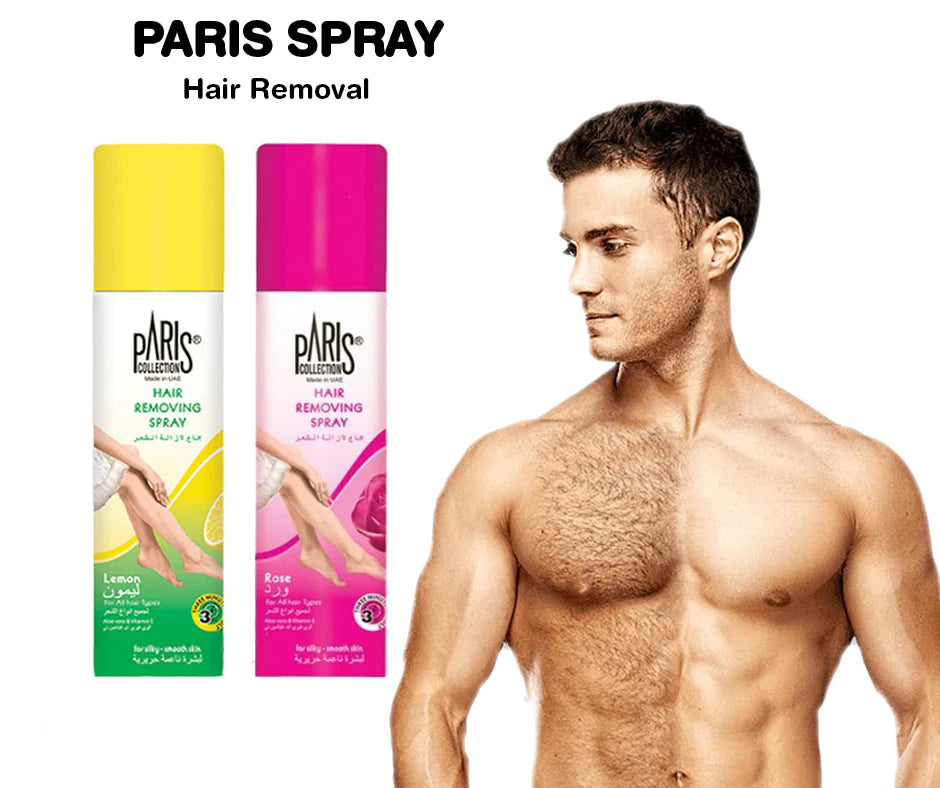 Paris Collection Instant Hair Remover Spray – For Silky-Smooth Skin