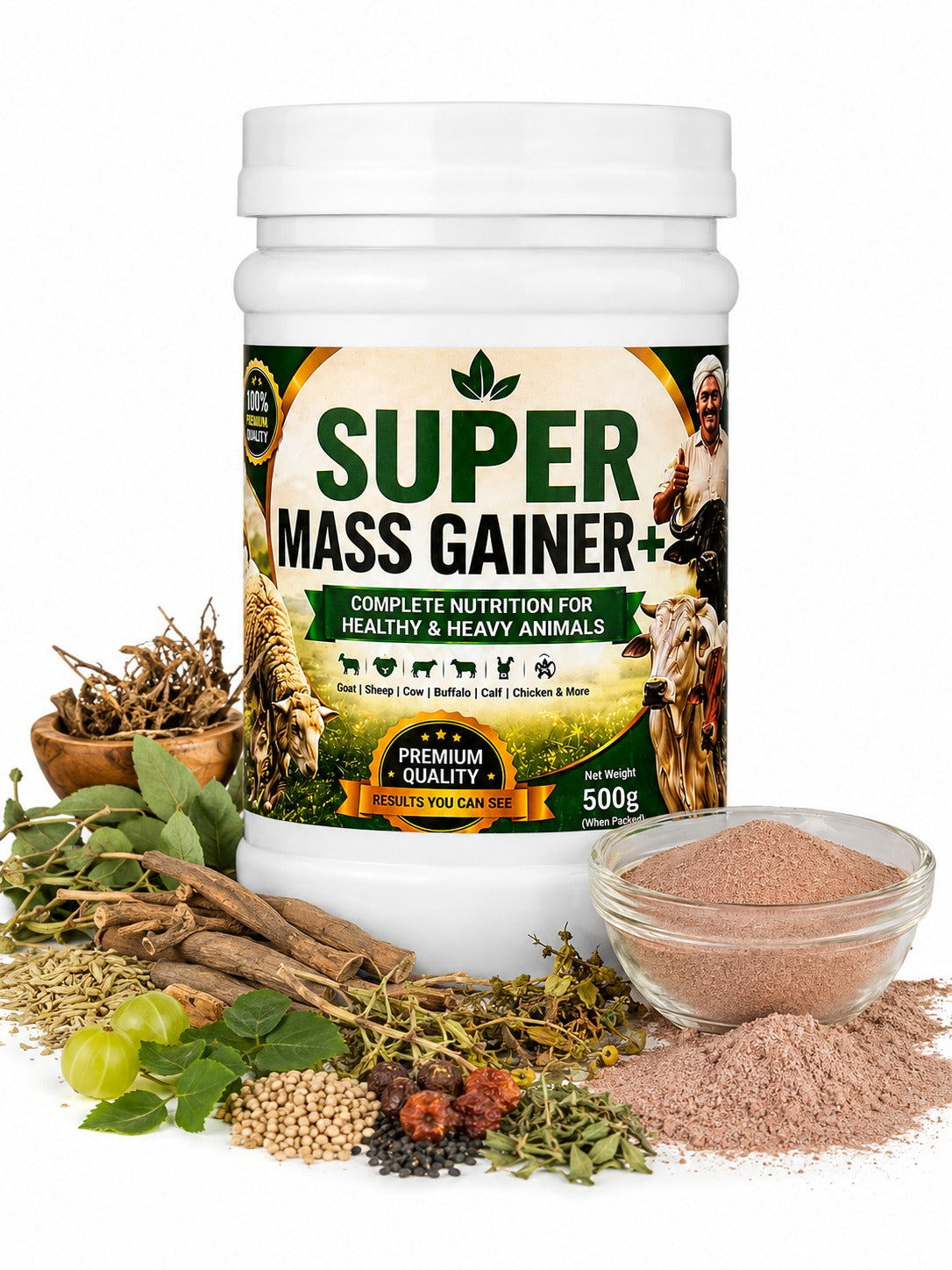 Super Mass Gainer+ Complete Nutrition for Healthy Animals