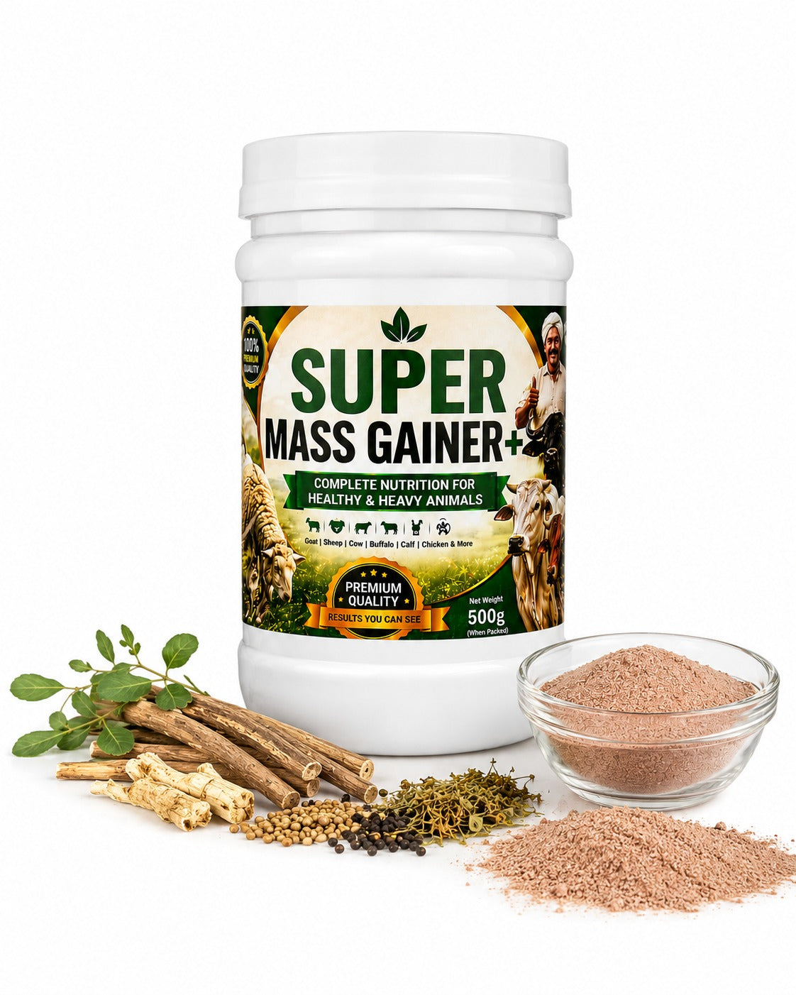 Super Mass Gainer+ Complete Nutrition for Healthy Animals